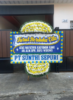Papan Bunga Duka di Mojolaban